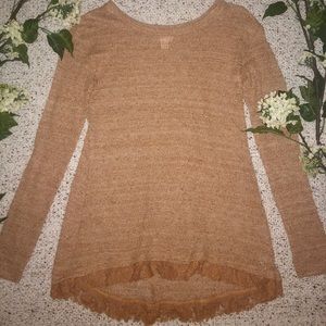 Thin Carmel Sweater